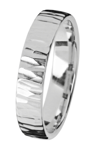 DUETTO, valkokultasormus, WOOD