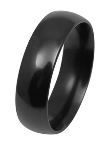 BLACK DUETTO, POLISHED FINISH RING