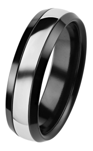 BLACK DUETTO /WHITEGOLD RING