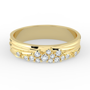 Timanttisormus 4,5mm  FLOW - Kultakeskus Oy