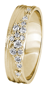 Timanttisormus 4,5mm  FLOW