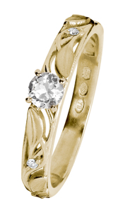 TIMANTTISORMUS TOPAASILLA OFELIA