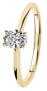 TIMANTTISORMUS OVAL CUT ELLEN