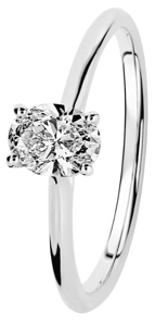 TIMANTTISORMUS OVAL CUT ELLEN