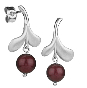 FINNFEELINGS EARRING,  Lingonberry
