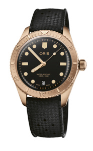 Oris Divers 65 Bronze cotton candy sepia