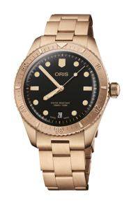 Oris Divers 65 Bronze cotton candy sepia