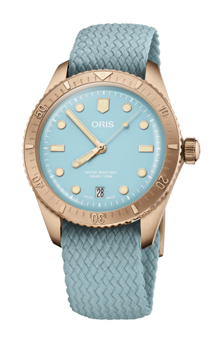 Oris Divers 65 Bronze cotton candy blue - Kultakeskus Oy