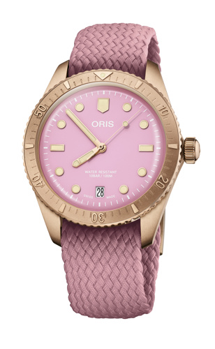Oris Divers 65  Bronze cotton candy pink - Kultakeskus Oy