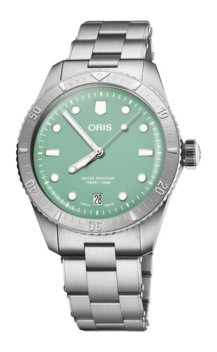 Oris Divers 65 cotton candy green - Kultakeskus Oy