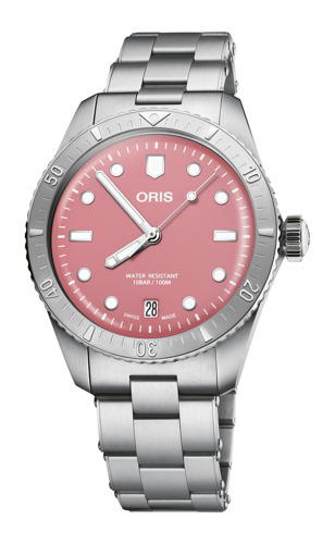Oris Divers 65 cotton candy pink - Kultakeskus Oy