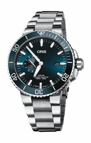 Oris Aquis Small Second, Date - Kultakeskus Oy
