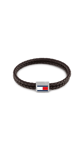 THJ 3D Flag Leather bracelet - Kultakeskus Oy