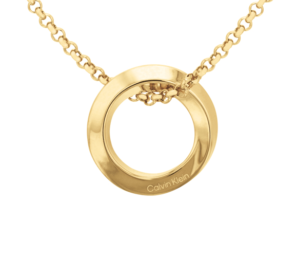 CALVIN KLEIN TWISTED RING NECKLACE - Kultakeskus Oy