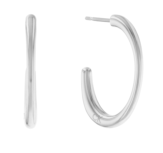 CALVIN KLEIN PLAYFUL ORGANIC SHAPES HOOPS - Kultakeskus Oy