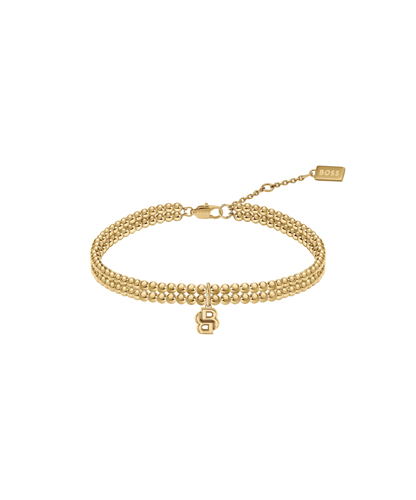 BOSS DOUBLE B BEADS BRACELET - Kultakeskus Oy