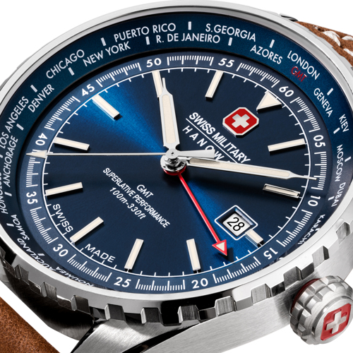 SWISS MILITARY HANOWA AFTERBURN GMT - Kultakeskus Oy