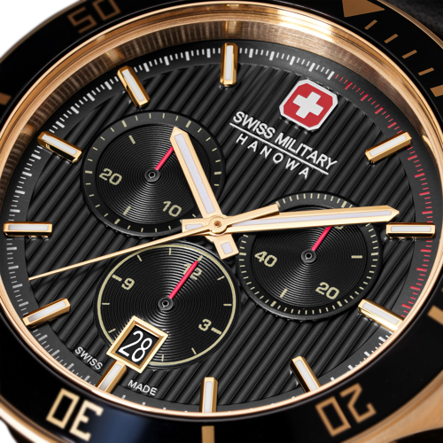 SWISS MILITARY HANOWA FLAGSHIP HERITAGE CHRONO - Kultakeskus Oy