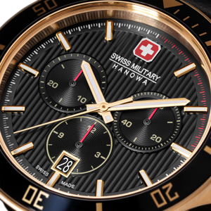 SWISS MILITARY HANOWA FLAGSHIP HERITAGE CHRONO - Kultakeskus Oy