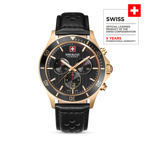 SWISS MILITARY HANOWA FLAGSHIP HERITAGE CHRONO - Kultakeskus Oy
