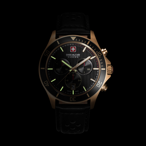 SWISS MILITARY HANOWA FLAGSHIP HERITAGE CHRONO - Kultakeskus Oy