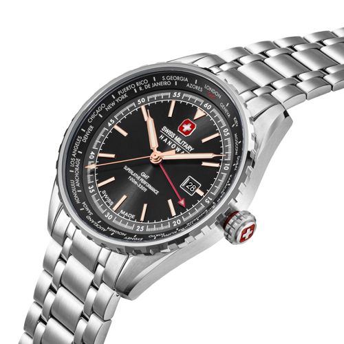 SWISS MILITARY HANOWA AFTERBURN GMT - Kultakeskus Oy