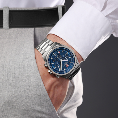 SWISS MILITARY HANOWA NAVALUS PRO CHRONO - Kultakeskus Oy