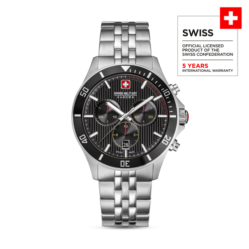 SWISS MILITARY HANOWA FLAGSHIP HERITAGE CHRONO - Kultakeskus Oy